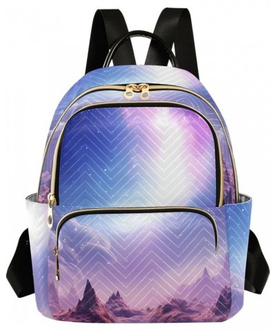 Purple Ray Canyon Fashion Travel Backpack for Women Multi Pockets Lightweight Purse for Women-M Multicolor Medium $20.64 Back...