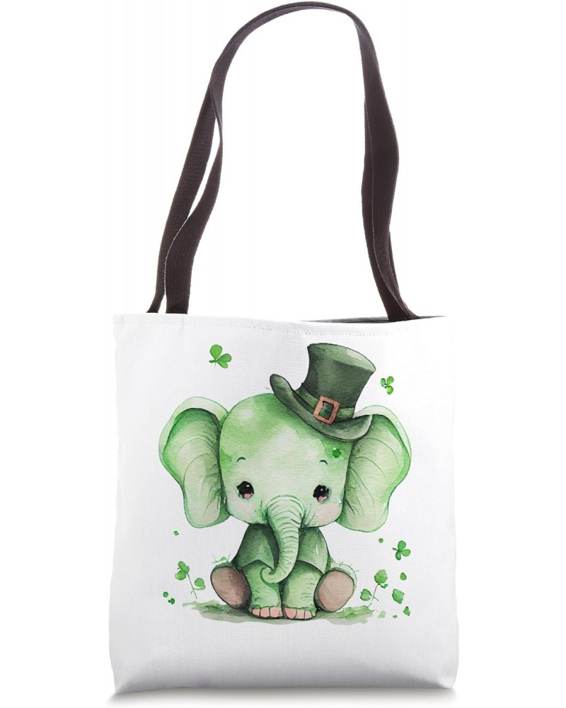 St Patrick's Day Irish Funny Elephant Saint Patrick's Day Tote Bag $12.08 Totes