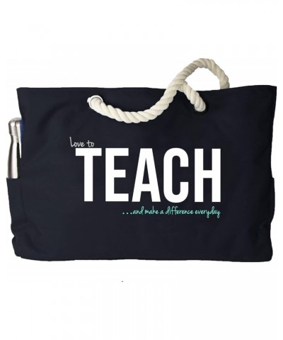 XXL Ultimate Teacher Waterproof Multi Pocket Tote Shoulder Bag (Huge) - Perfect Usable Gift for Teacher Appreciation, Comfy R...