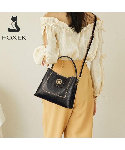 Leather Ladies Handbags, Autumn and Winter Bucket Shoulder Bags Large Capacity Commuter Ladies Handbags Diagonal Bags, Shoppi...