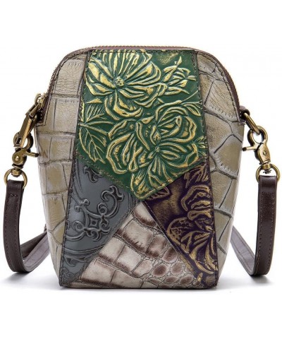 Small Crossbody Bags for Women Genuine Leather Satchel Purse Shoulder Bag Multicolour $45.59 Totes