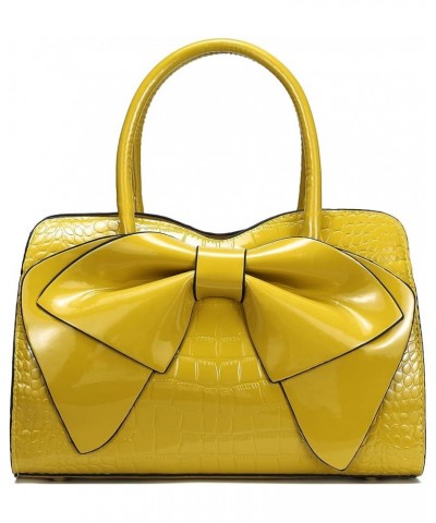 Satchel Purses and Handbags for Women Shoulder Tote Bags 1 Yellow $17.09 Totes