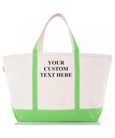 Large Classic Tote - Canvas Tote Bag for Women - Multi-Colored Design, Perfect for Travel and Shopping Personalized : Grass G...