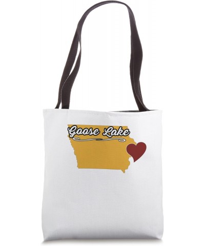 GOOSE LAKE IOWA | IA USA Cute Souvenir Merch - US City State Tote Bag $18.00 Totes