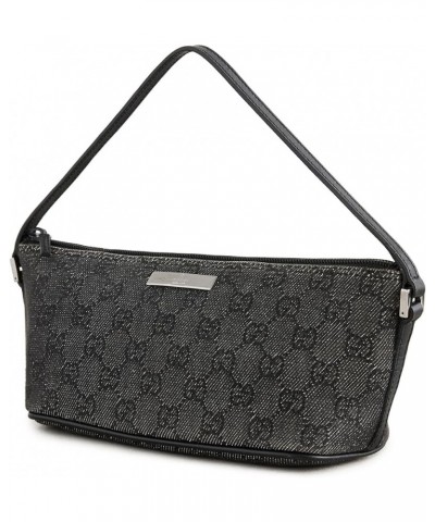 Women's Pre-Loved Gucci Boat Pochette, Gg Canvas Black $230.00 Clutches