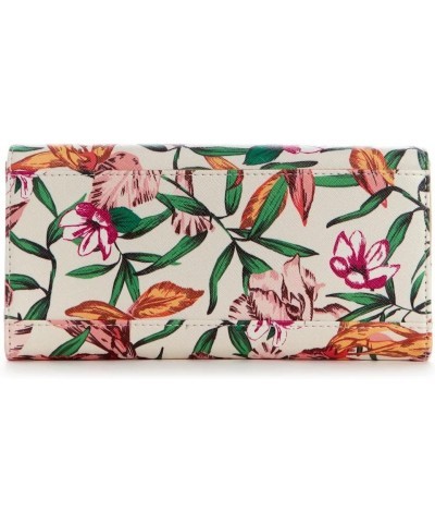 Pink Floral Print Large Wallet Clutch Bag $24.19 Clutches