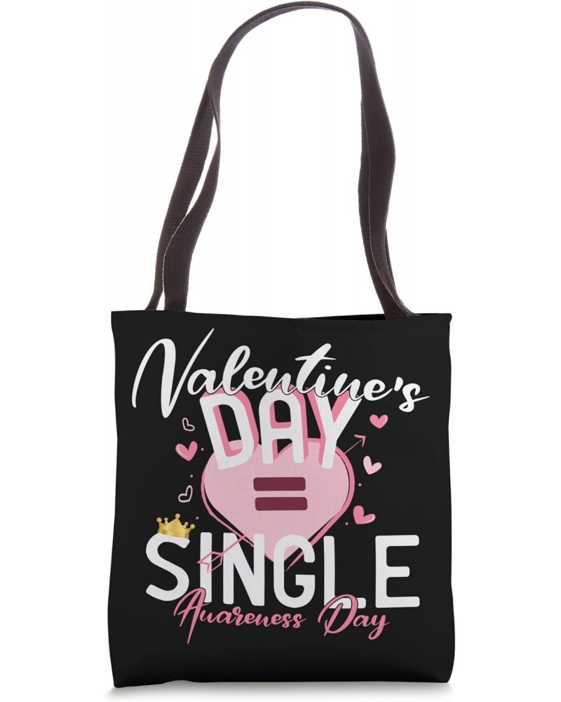 Valentines Day Single Awareness Boyfriend Girlfriend Graphic Tote Bag $11.28 Totes