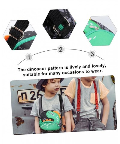 2 Pcs Dinosaur Messenger Bag Storage Bags Child Metal Toddler Assorted Color $9.39 Others