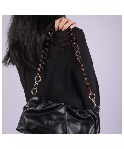 Acrylic Bag Straps Chunky Chains Shoulder Bag Handle Shoulder Straps Replacement Amber for Women's Handbags (Style 3) $9.17 S...