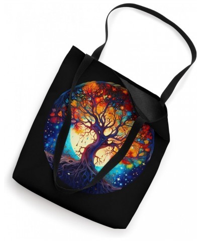 Tree in Moonlight Full Moon Tote Bag $16.50 Totes