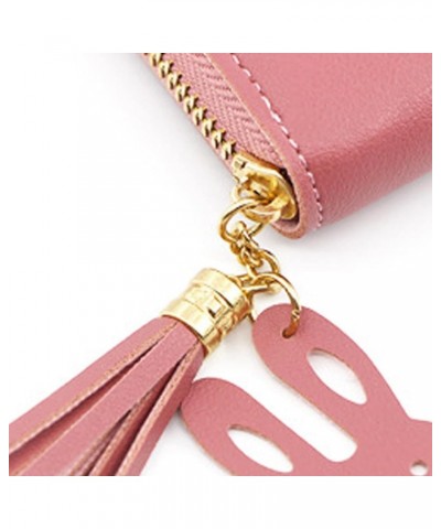 Women Fashion Cartoon Artificial Leather Zipper Underarm Bag Phone Bag Envelope Bag Purse Clutch (Hot Pink, One Size) Hot Pin...