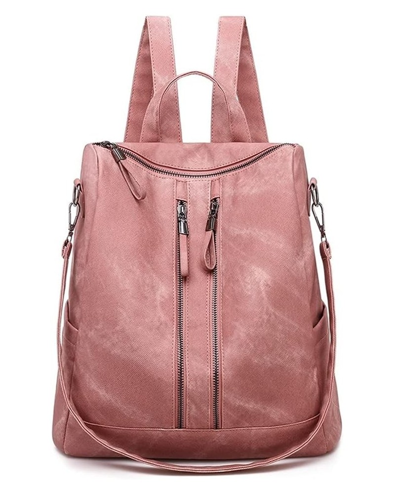 Handle Satchel Handbags Shoulder Bag PU Shoulder Purse Women's Fashion Backpack Pink $45.63 Satchels