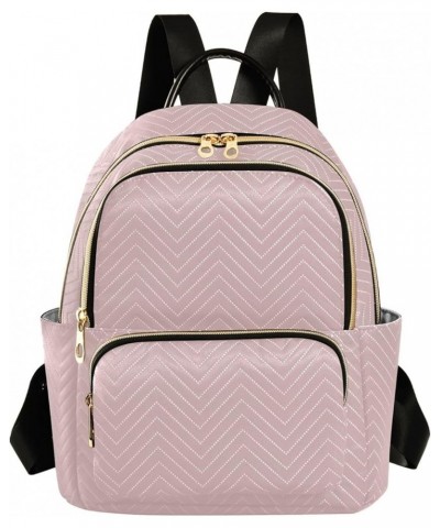 Pastel Pink Women Backpack Purse Ladies Fashion Shoulder Bag Daypack Travel Bag 7.5L Medium $12.40 Backpacks