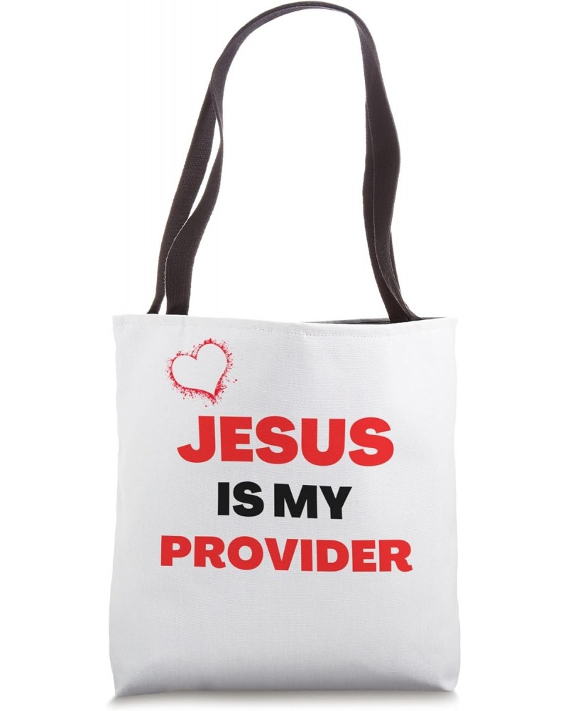 Jesus is my Provider Christianity Prayer Tote Bag $12.75 Totes