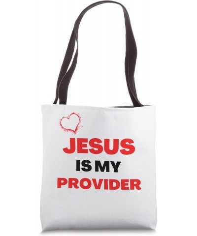 Jesus is my Provider Christianity Prayer Tote Bag $12.75 Totes