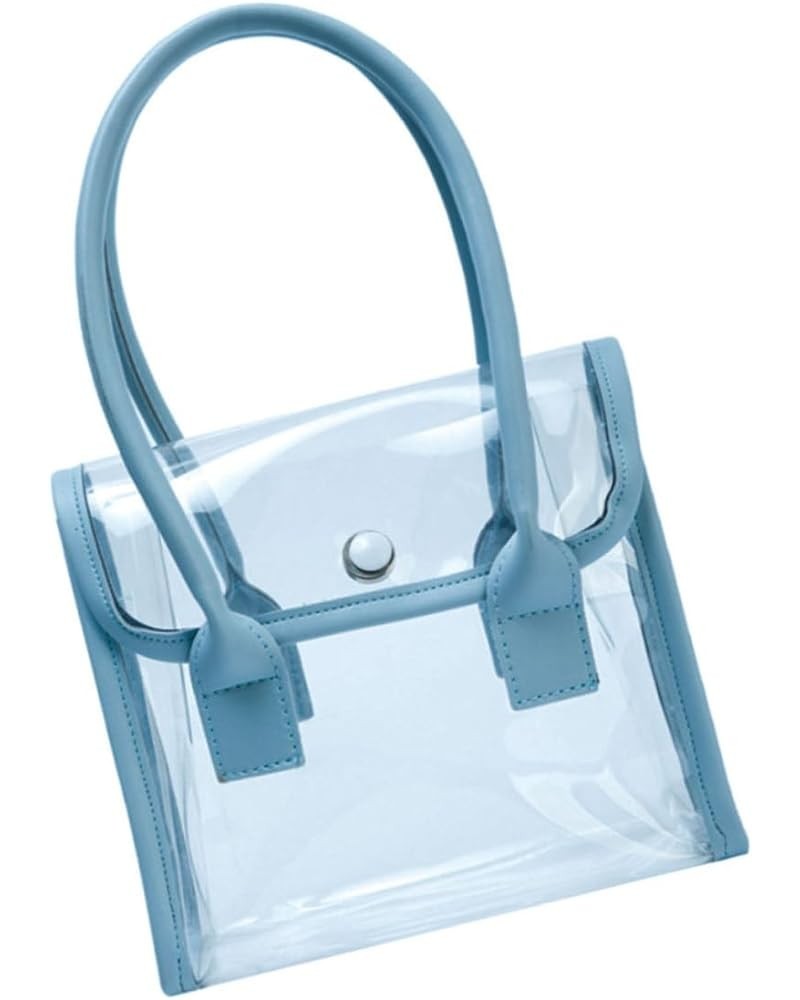 Transparent Jelly Bag Crossbody Tote Girls Purse Purses for Women Shoulder Bag Lady Jelly Bag Cross Body Blue $8.26 Shoulder ...