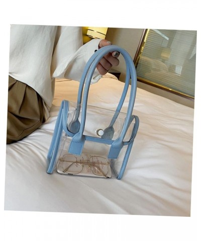 Transparent Jelly Bag Crossbody Tote Girls Purse Purses for Women Shoulder Bag Lady Jelly Bag Cross Body Blue $8.26 Shoulder ...