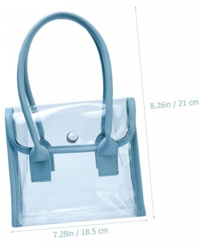 Transparent Jelly Bag Crossbody Tote Girls Purse Purses for Women Shoulder Bag Lady Jelly Bag Cross Body Blue $8.26 Shoulder ...