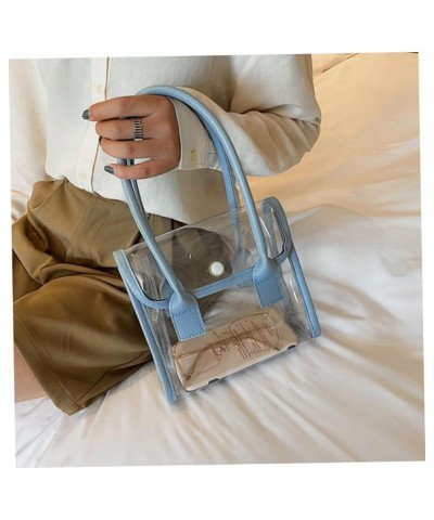 Transparent Jelly Bag Crossbody Tote Girls Purse Purses for Women Shoulder Bag Lady Jelly Bag Cross Body Blue $8.26 Shoulder ...