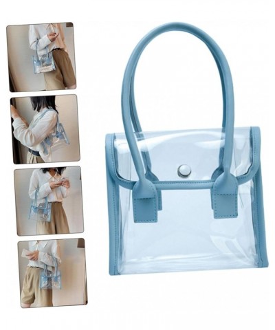 Transparent Jelly Bag Crossbody Tote Girls Purse Purses for Women Shoulder Bag Lady Jelly Bag Cross Body Blue $8.26 Shoulder ...