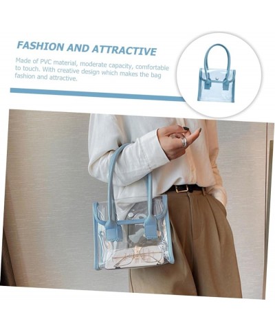 Transparent Jelly Bag Crossbody Tote Girls Purse Purses for Women Shoulder Bag Lady Jelly Bag Cross Body Blue $8.26 Shoulder ...