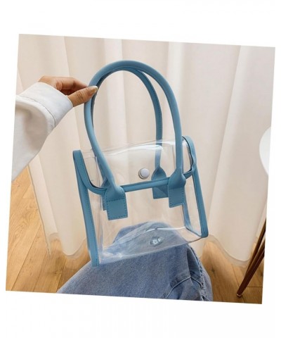 Transparent Jelly Bag Crossbody Tote Girls Purse Purses for Women Shoulder Bag Lady Jelly Bag Cross Body Blue $8.26 Shoulder ...