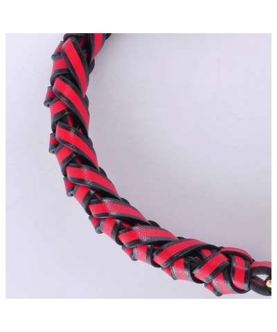 Genuine Vachetta Leather Braided Handle Compatible for Beaubourg Hobo Top Handle Neonoe Strap (12.2" L, Black) 12.2" L Red $1...