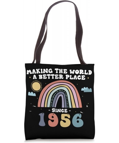 Cute 67th Bday , Making The World a Better Place Since 1956 Tote Bag $12.81 Totes