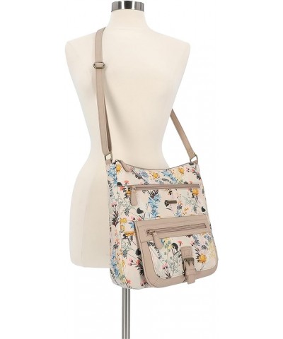 Flare Womens Crossbody Bag Shoulder Purse Catalina Floral $25.88 Crossbody Bags