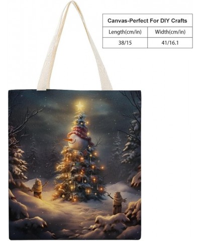 Tote Bag Winter Vintage Bird And Flower Economical Cotton Tote Bag Christmas Bird Snowy Beach Bags Totebag-5 $12.00 Totes