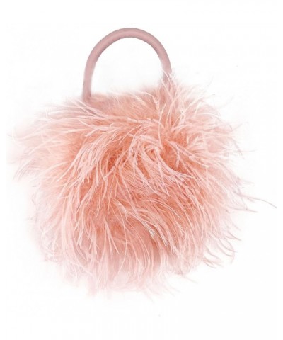 Ostrich Feather Purse for Women Evening Clutch Mini Purse for Wedding Party Prom Banquet Pink 2 $26.50 Handbags