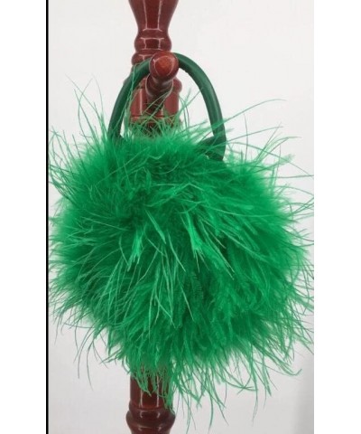 Ostrich Feather Purse for Women Evening Clutch Mini Purse for Wedding Party Prom Banquet Pink 2 $26.50 Handbags