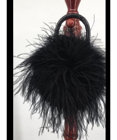 Ostrich Feather Purse for Women Evening Clutch Mini Purse for Wedding Party Prom Banquet Pink 2 $26.50 Handbags