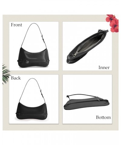 Women's Small Shoulder Bags Retro Y2k 90s Hobo Handbags Unique Trendy Designer Bag Fashion Clutch Purses for 2024 Black $14.8...