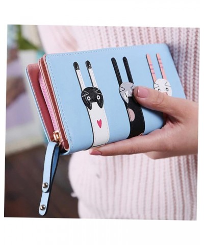 3pcs Long Women's Wallet Pu Wallets for Women Cash Kids Gifts Credit Holder Mini Wallet Kids Purse Leather Coin Purse Mini Cl...