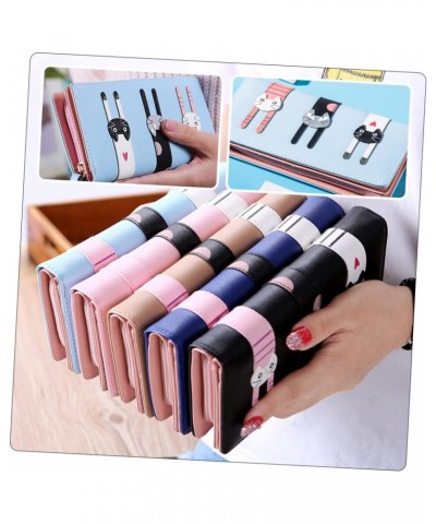 3pcs Long Women's Wallet Pu Wallets for Women Cash Kids Gifts Credit Holder Mini Wallet Kids Purse Leather Coin Purse Mini Cl...