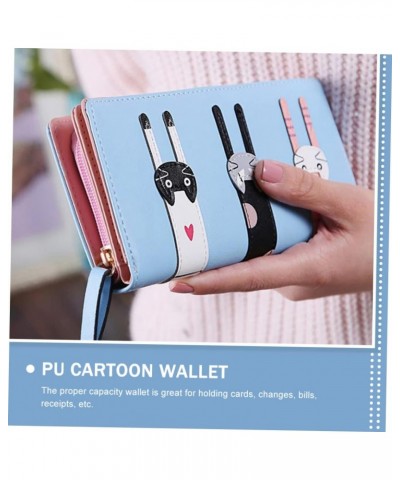 3pcs Long Women's Wallet Pu Wallets for Women Cash Kids Gifts Credit Holder Mini Wallet Kids Purse Leather Coin Purse Mini Cl...