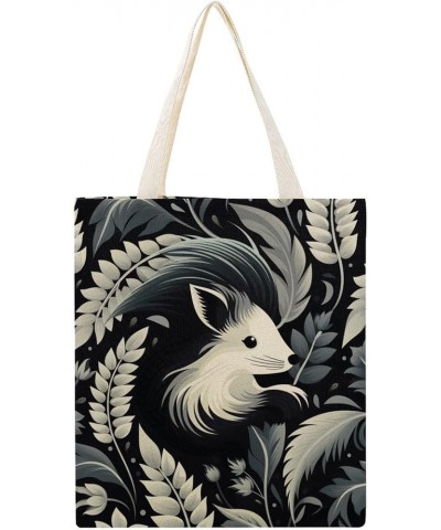 Tote Bag Tiger Christmas Snow Winter Animals Tiger Cotton Tote Bag Cute Tiger Animal Personalized Tote Bag Totebag-7 $12.23 T...