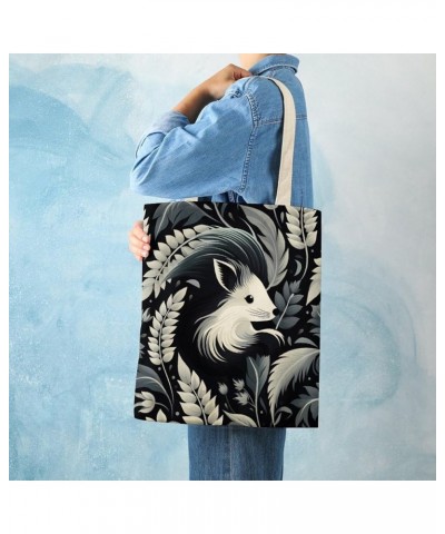 Tote Bag Tiger Christmas Snow Winter Animals Tiger Cotton Tote Bag Cute Tiger Animal Personalized Tote Bag Totebag-7 $12.23 T...