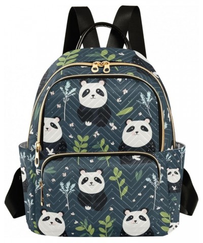 Small Backpack Purse for Women, Panda Plants Travel Bag Casual Daypack Shoulder Bag Medium $15.12 Backpacks