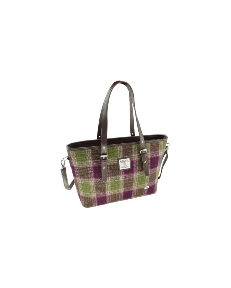 Tweed Bag for Women Tote Handbags Spey Large Made in Scotland Heather Check $42.73 Shoulder Bags