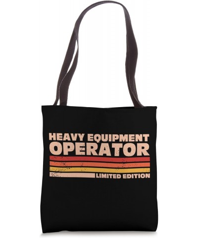 Excavator Driver Retro Flag Heavy Equipment Operator Tote Bag $12.42 Totes