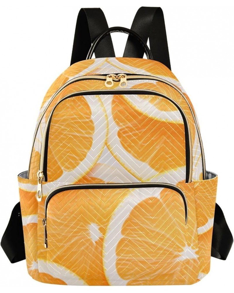 Mini Backpack Purse for Women, Orange Slices Travel Bag Casual Daypack Shoulder Bag Medium $19.19 Backpacks