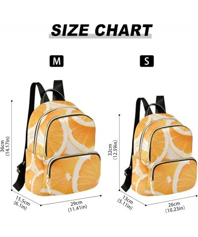 Mini Backpack Purse for Women, Orange Slices Travel Bag Casual Daypack Shoulder Bag Medium $19.19 Backpacks