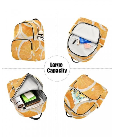 Mini Backpack Purse for Women, Orange Slices Travel Bag Casual Daypack Shoulder Bag Medium $19.19 Backpacks