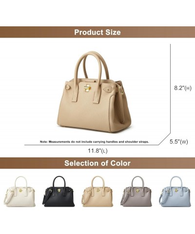 Soft PU Leather Handbag for Women, Multi-Pockets Elegant Crossbody Shoulder Bag Ladies Fashion Satchel Bags White $34.39 Satc...