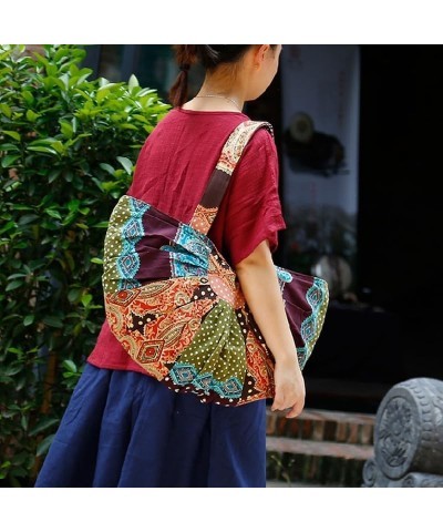 Patchwork Bohemian Bags Women's Handbags Women Shoulder Bag Hippie Tote Travel Fringe Bags Bag Women Bag B $28.66 Totes