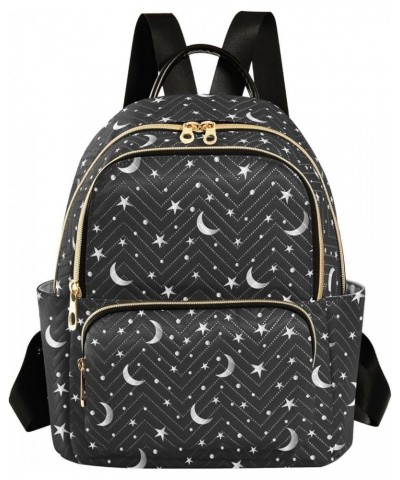 Stars and The Moon Casual Fashion Polyester Travel Rucksack Shoulder Bag Color Small $17.76 Backpacks