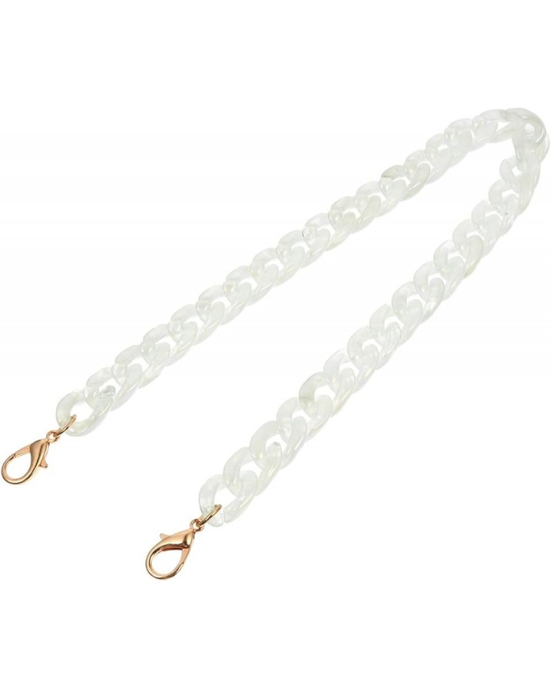 2 PCS bag chain acrylic chic bag strap bar replacement chain fashionable bag chain purse for pearl Transparent Color $7.55 Ot...