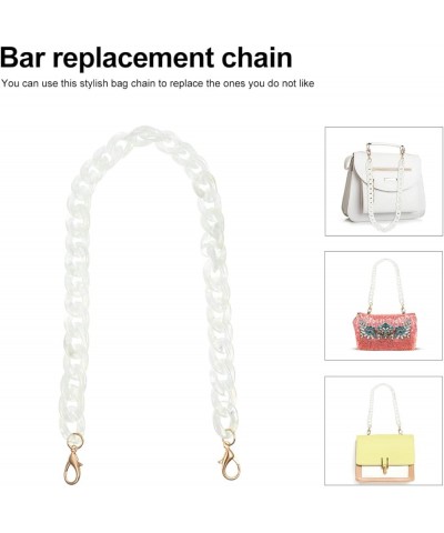 2 PCS bag chain acrylic chic bag strap bar replacement chain fashionable bag chain purse for pearl Transparent Color $7.55 Ot...